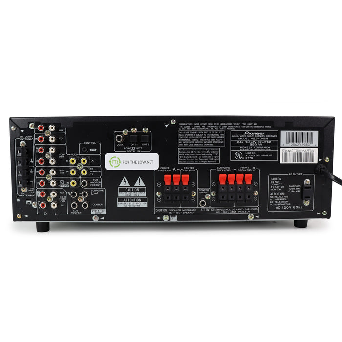 Pioneer VSX-D409 Audio/Video Multi-Channel Receiver — SpenCertified