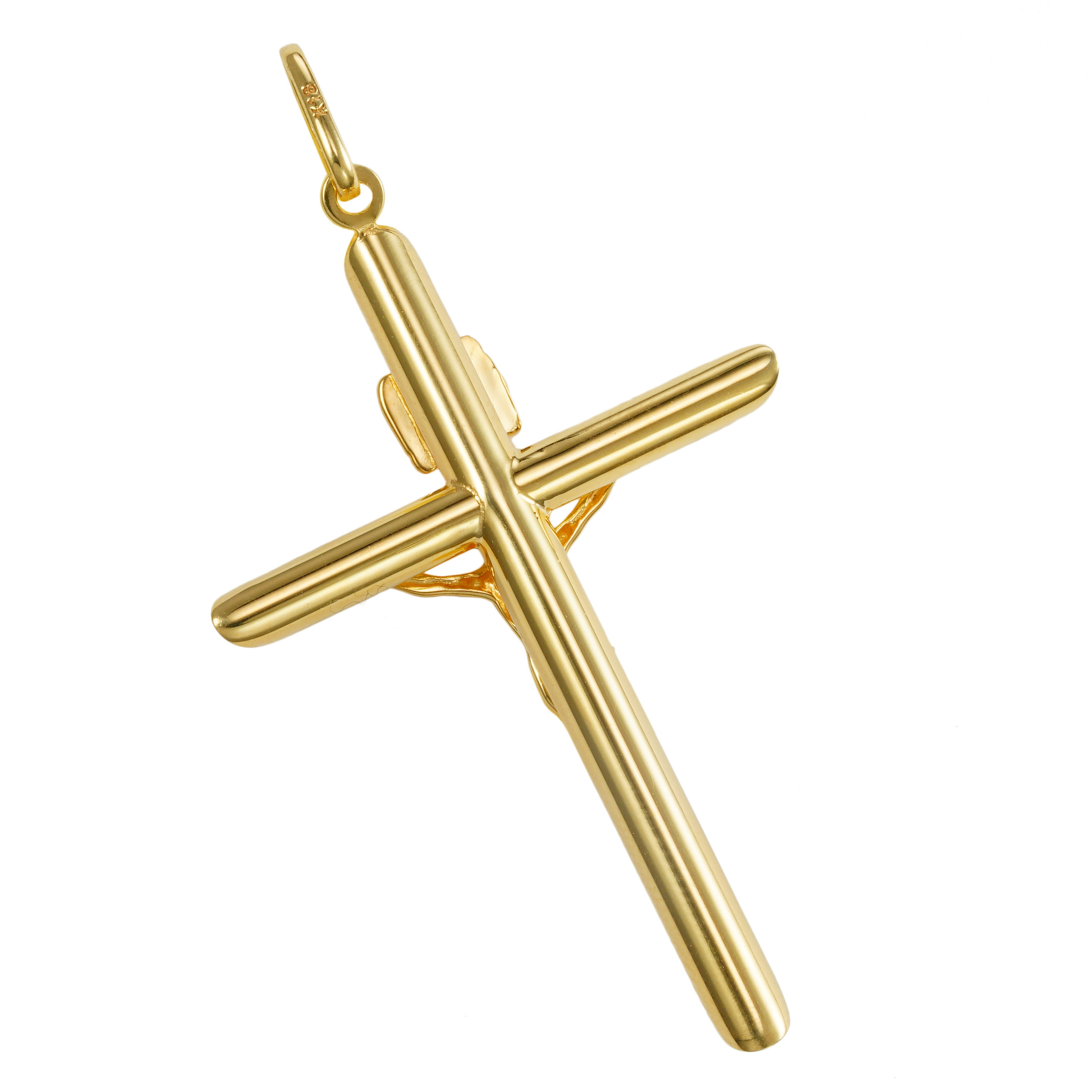 K18 18金 ゴールド キリスト クロス ペンダント トップ No.02 | SPERANZA