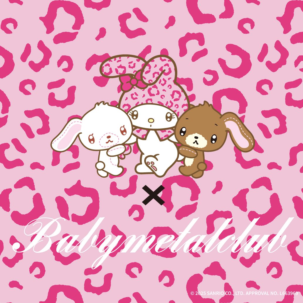 Babymetalclub マイメロディ シュガーバニーズ×SPINNS うさぎシリーズ