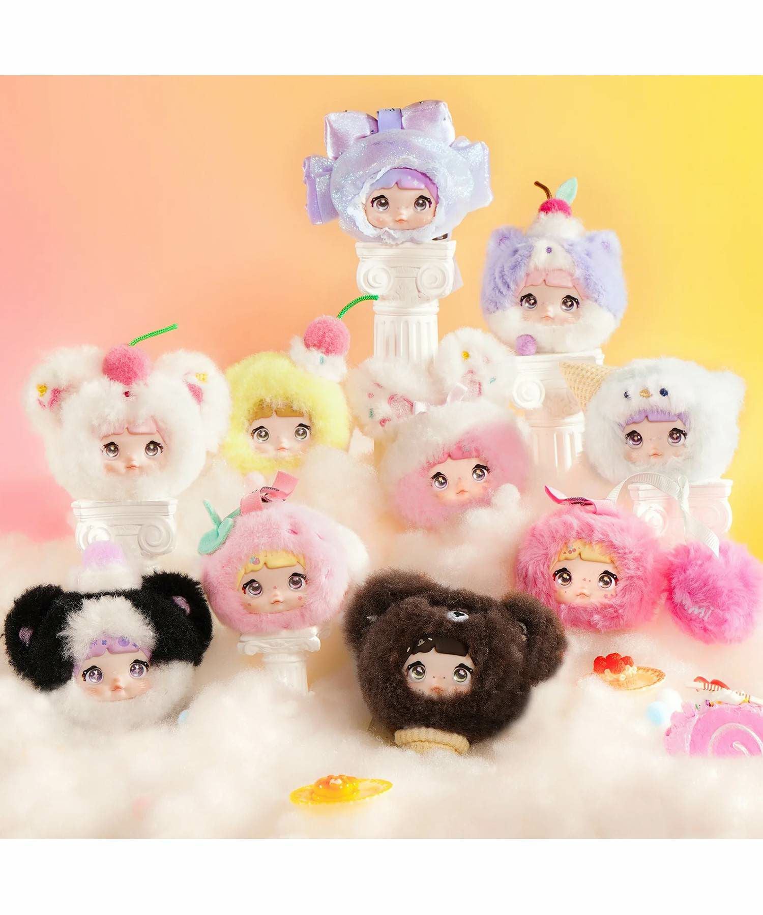 ≪TOPTOY×Nommi/ノミ≫ぬいぐるみキーホルダー/ブラインドボックス/甘