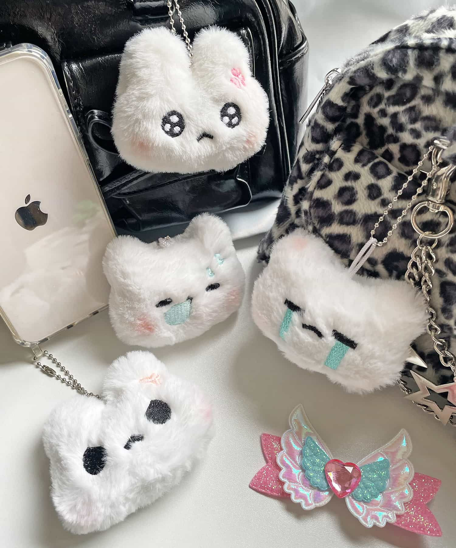 ぬいぐるみキーホルダー｜アニマルフェイスデザイン|SPINNS（スピンズ