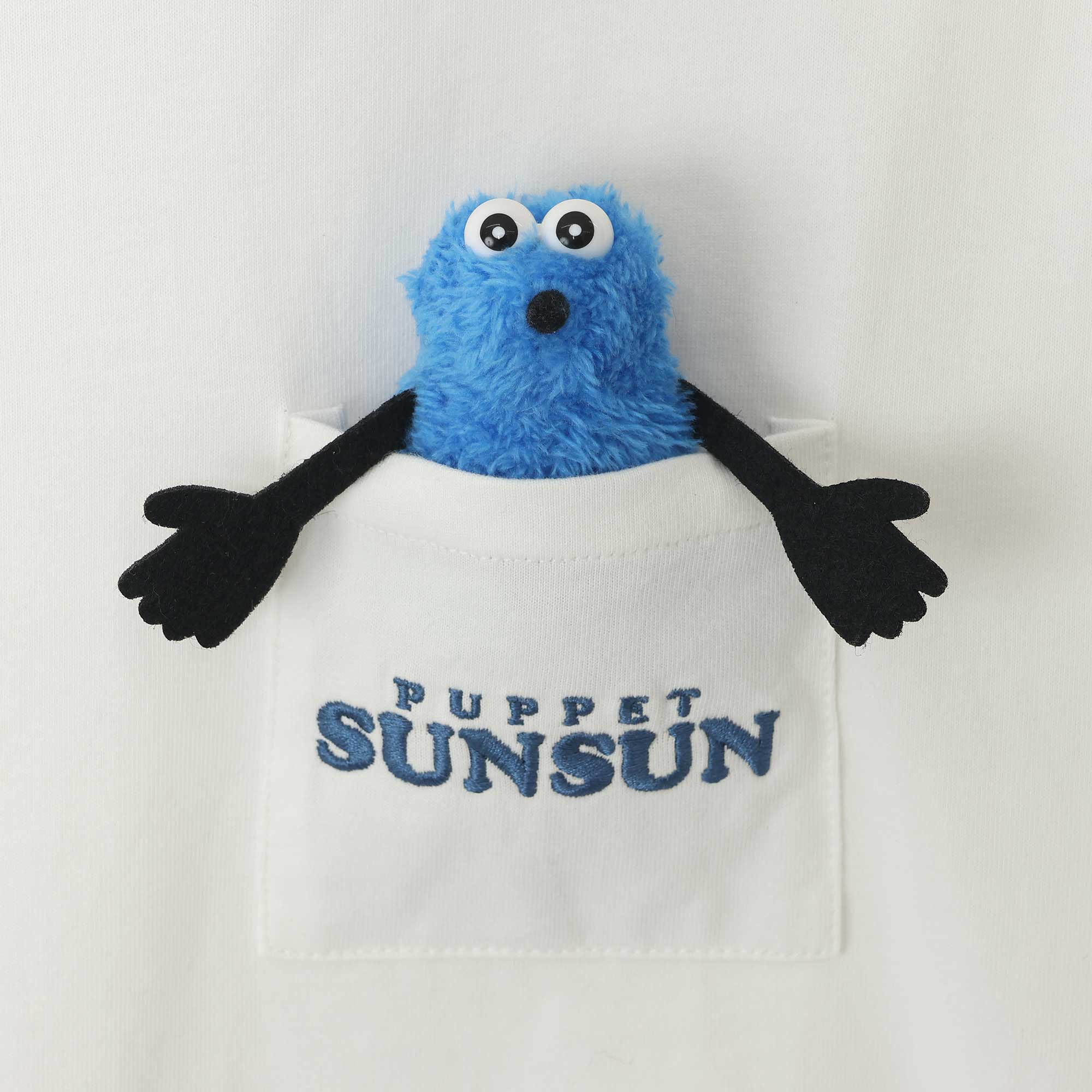 パペットスンスン スンスンと一緒Tシャツ ホワイト｜TAITO GEAR&GOODS