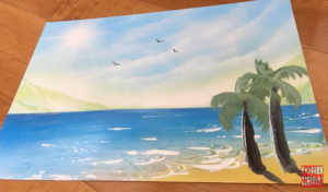 スプレーアートの海の描き方をご紹介 | 【公式】スプレーアートの学校