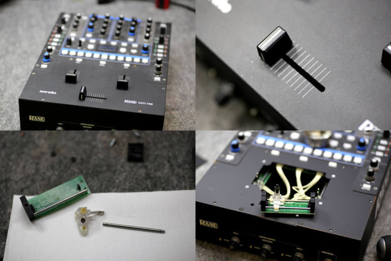 Rane Sixty Two- フェーダー修理 クリーニング