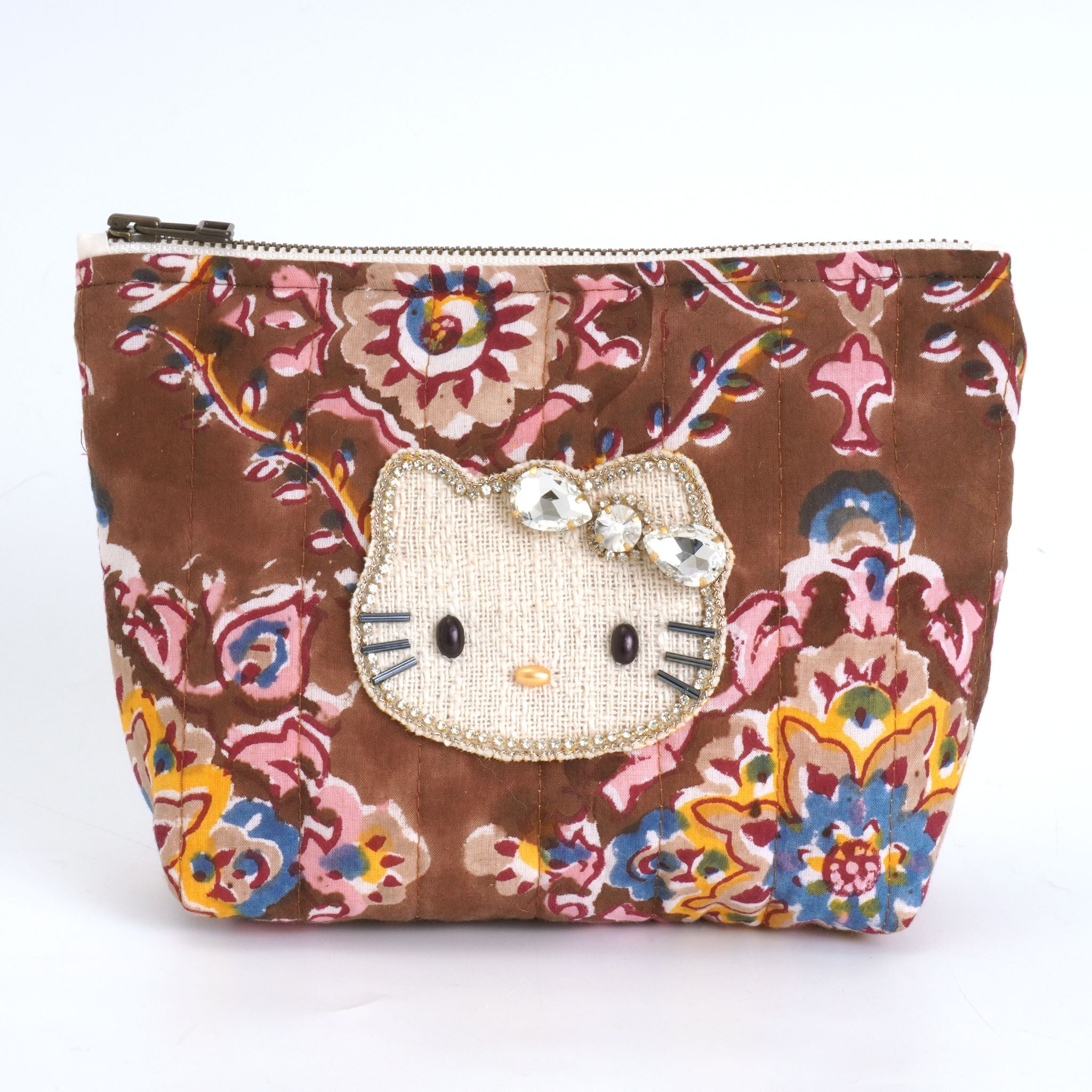 ハローキティ ダイヤレーンブロックプリントポーチ（L） – MAYGLOBE