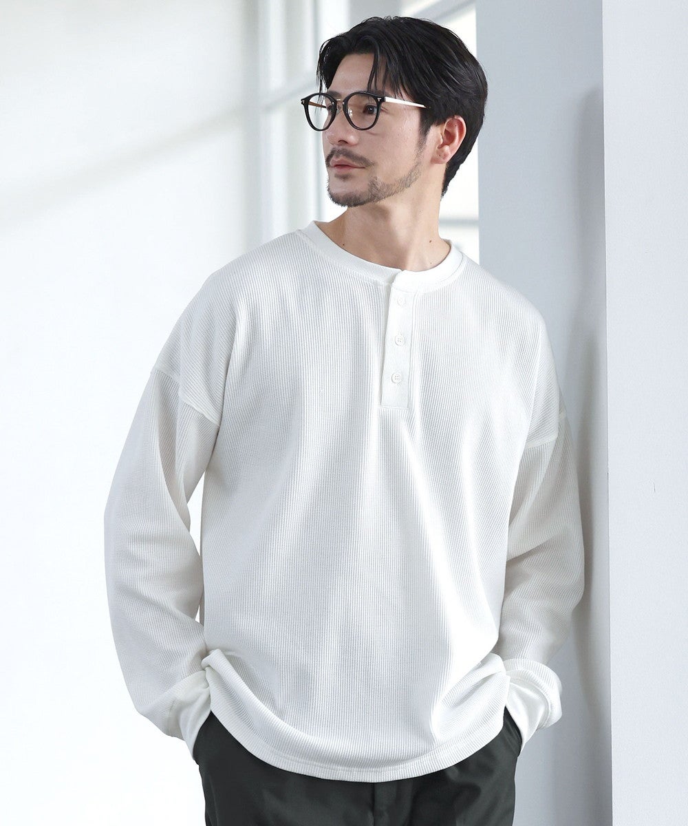 抗菌防臭ワッフルクルーネック＆ヘンリーネックロンT | 【公式】SPU