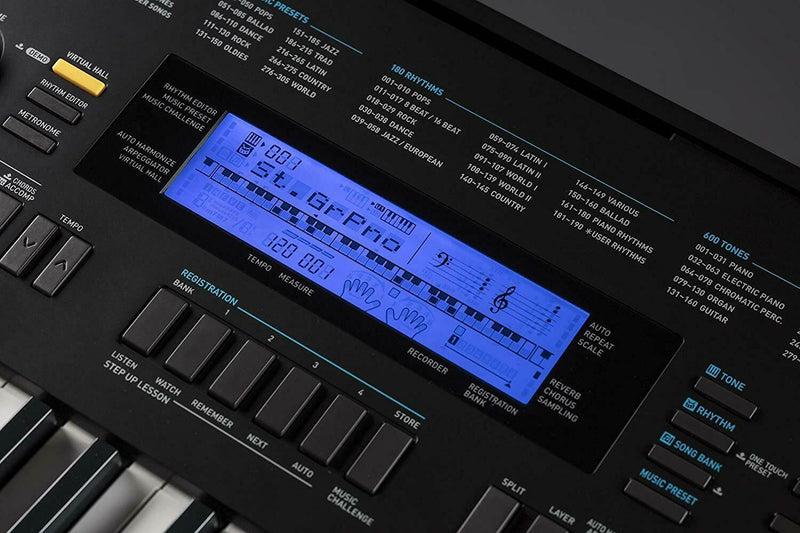 Casio 76-Key Touch Sensitive Keyboard with Power Supply - WK-245