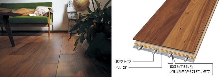 温水床暖房 You温すい | 温水式床暖房 | 床暖房システム | 室内ドア