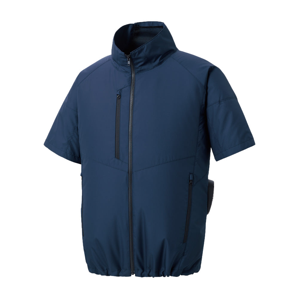 Sサイズあり サンエス 空調風神服® 半袖タイプ UVカット 帯電防止素材