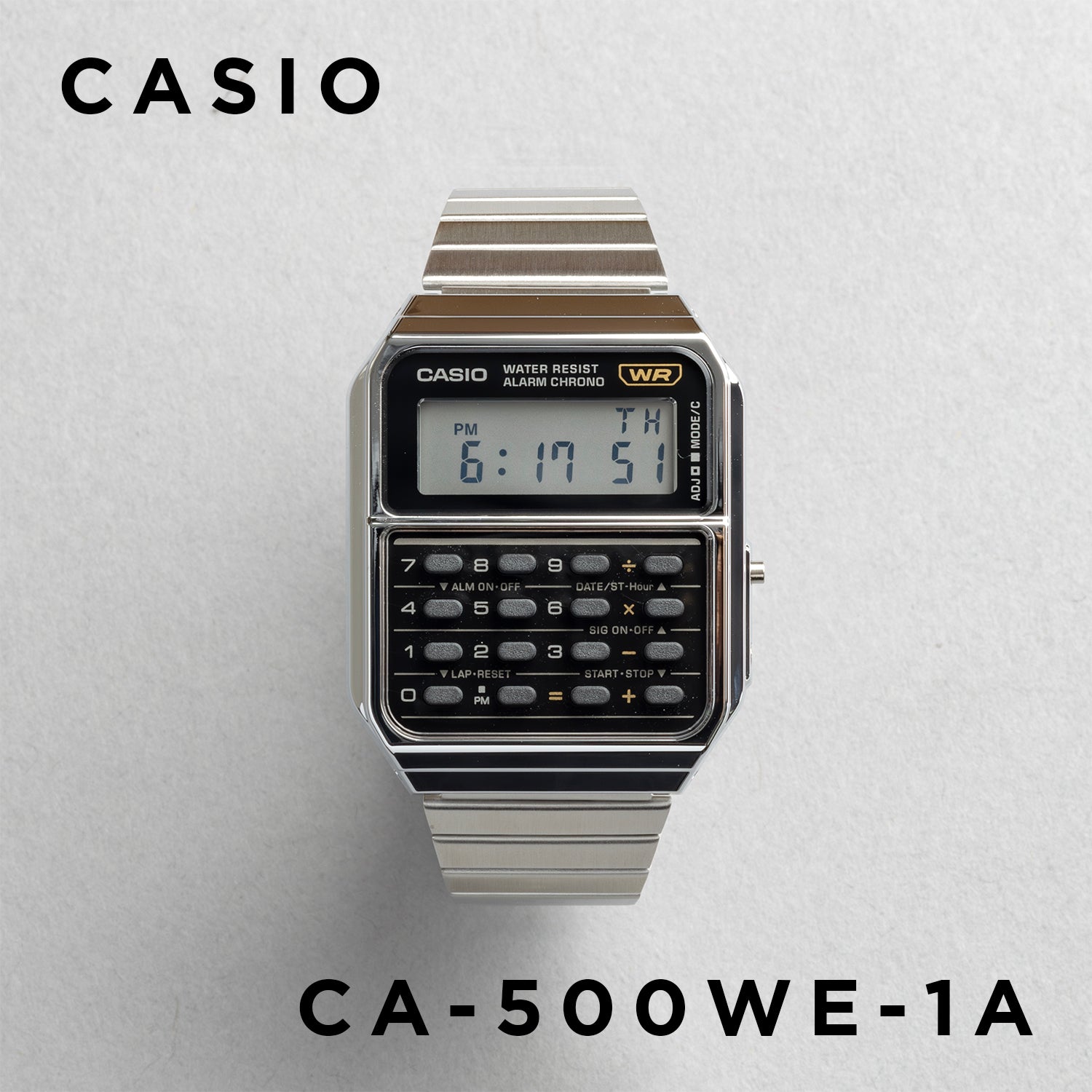 CASIO カシオ CA-500WE メンズ 腕時計 日常生活用防水 10年保証