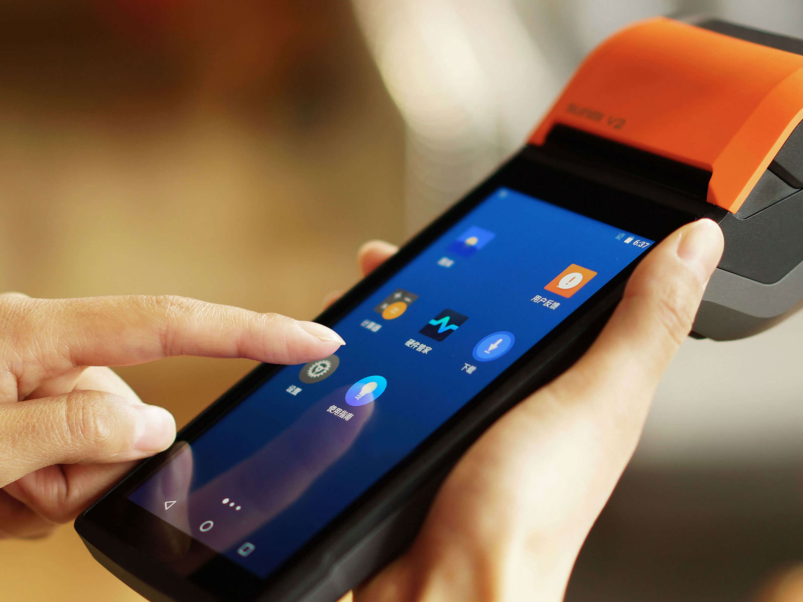 V2 プリンタ搭載 Androidスマートターミナル│SUNMI サンミ