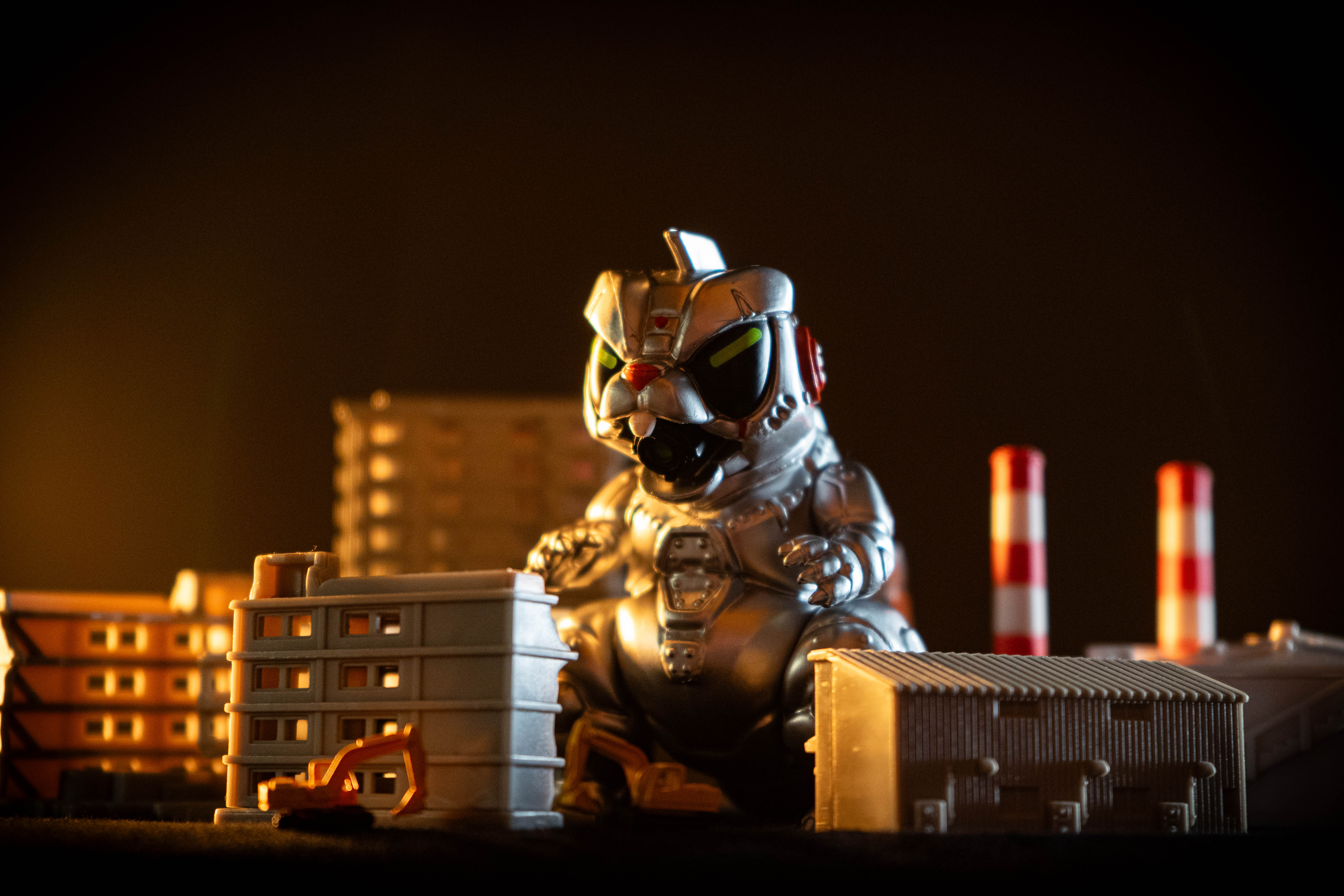 BOUNCE MECHA BONGZILLA Go Art Kaiju Figures –Exclusive from Hobby