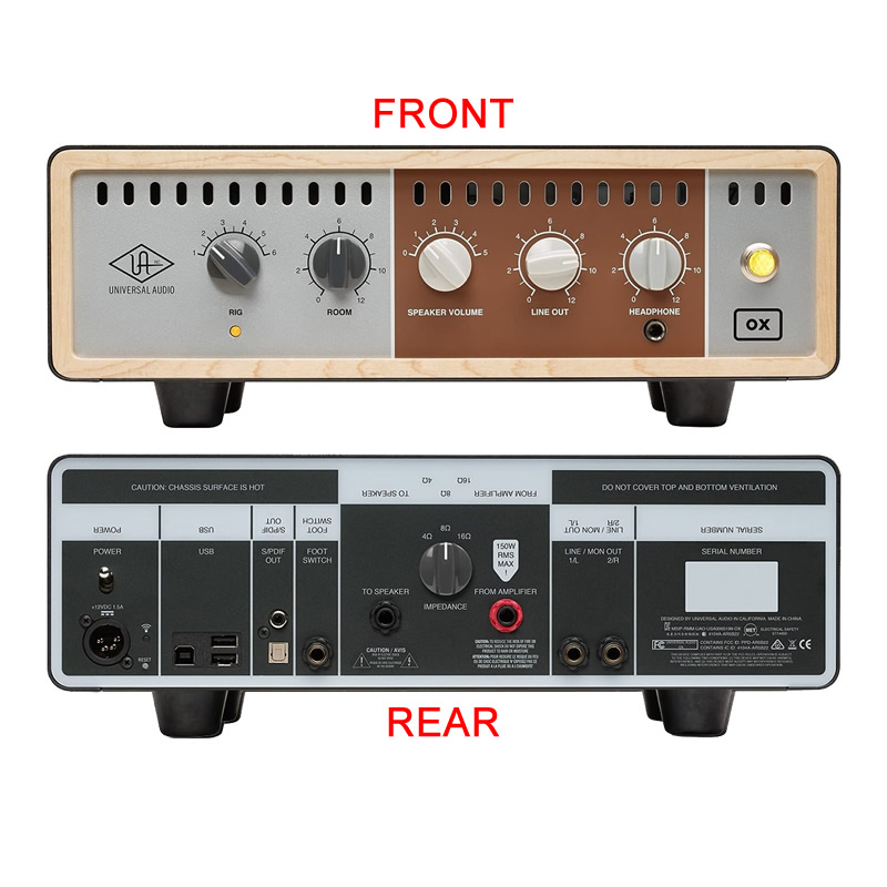 UNIVERSAL AUDIO OX AMP TOP BOX | サンフォニックス