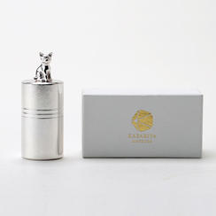 ◉中村翠嵐 作 花入 淡青交趾 砧 独楽筋 - (池坊専宗がみつめた匠の