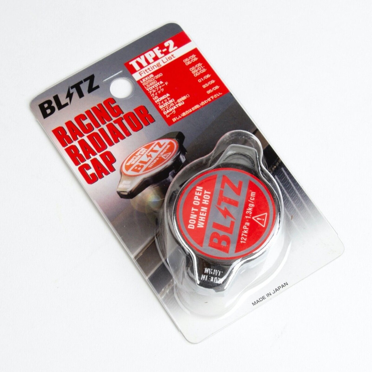 Blitz Racing Radiator Cap Red 1.3 Bar for BRZ / GR86 2013