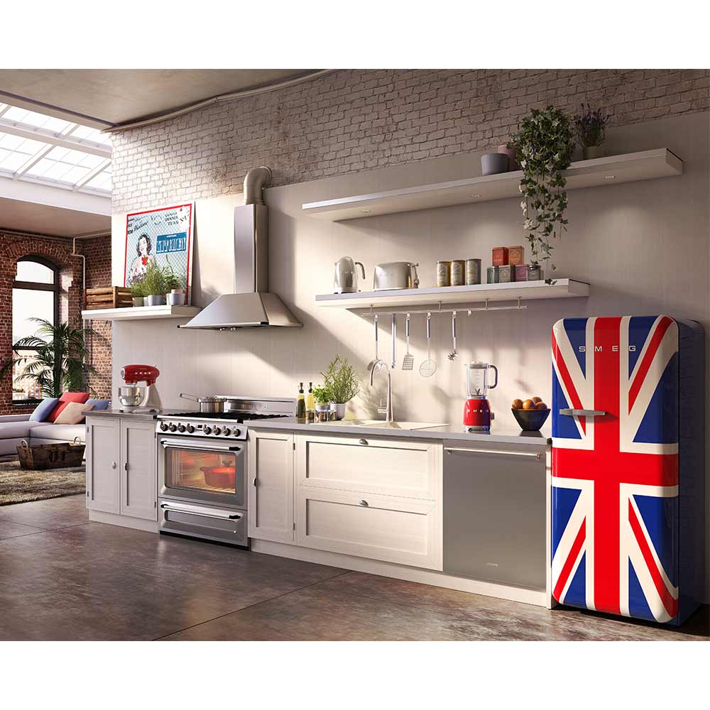 SMEG SMEG 冷蔵庫 FAB28 ユニオンジャック FAB28RDUJ5JP (右開き