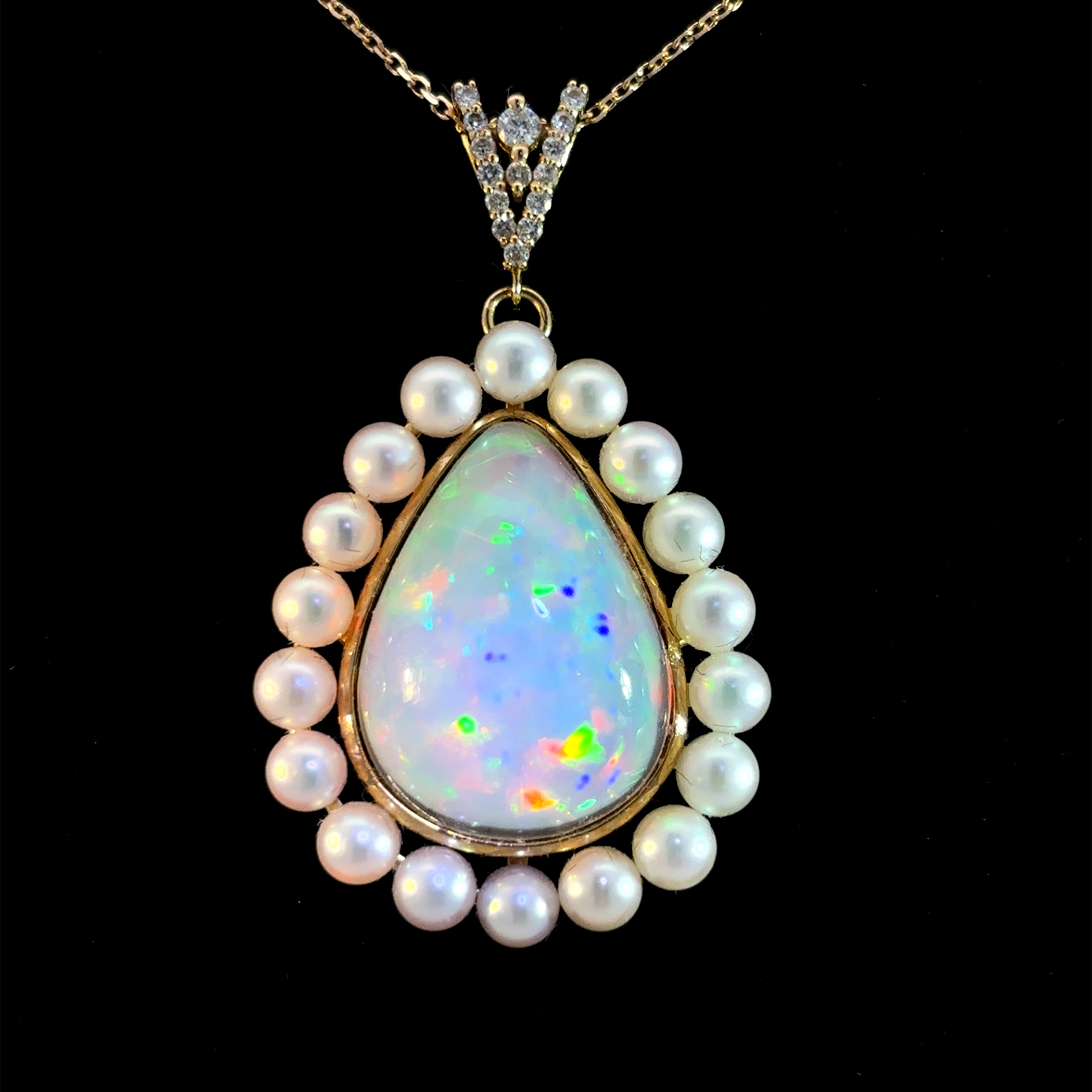 有限会社スダマ｜K18 エチオピアオパール ネックレス