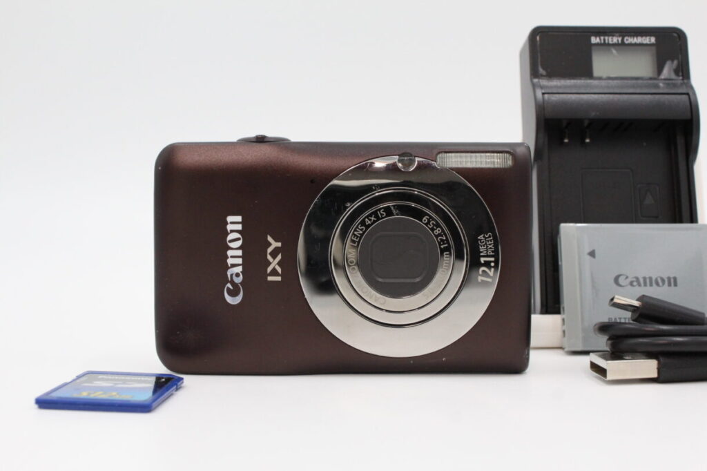 並品】CANON キヤノン デジタルカメラ IXY 200F ブラウン IXY200F(BW