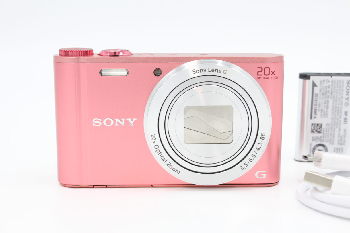 美品】SONY ソニー デジタルカメラ Cyber-shot WX350 光学20倍 ピンク