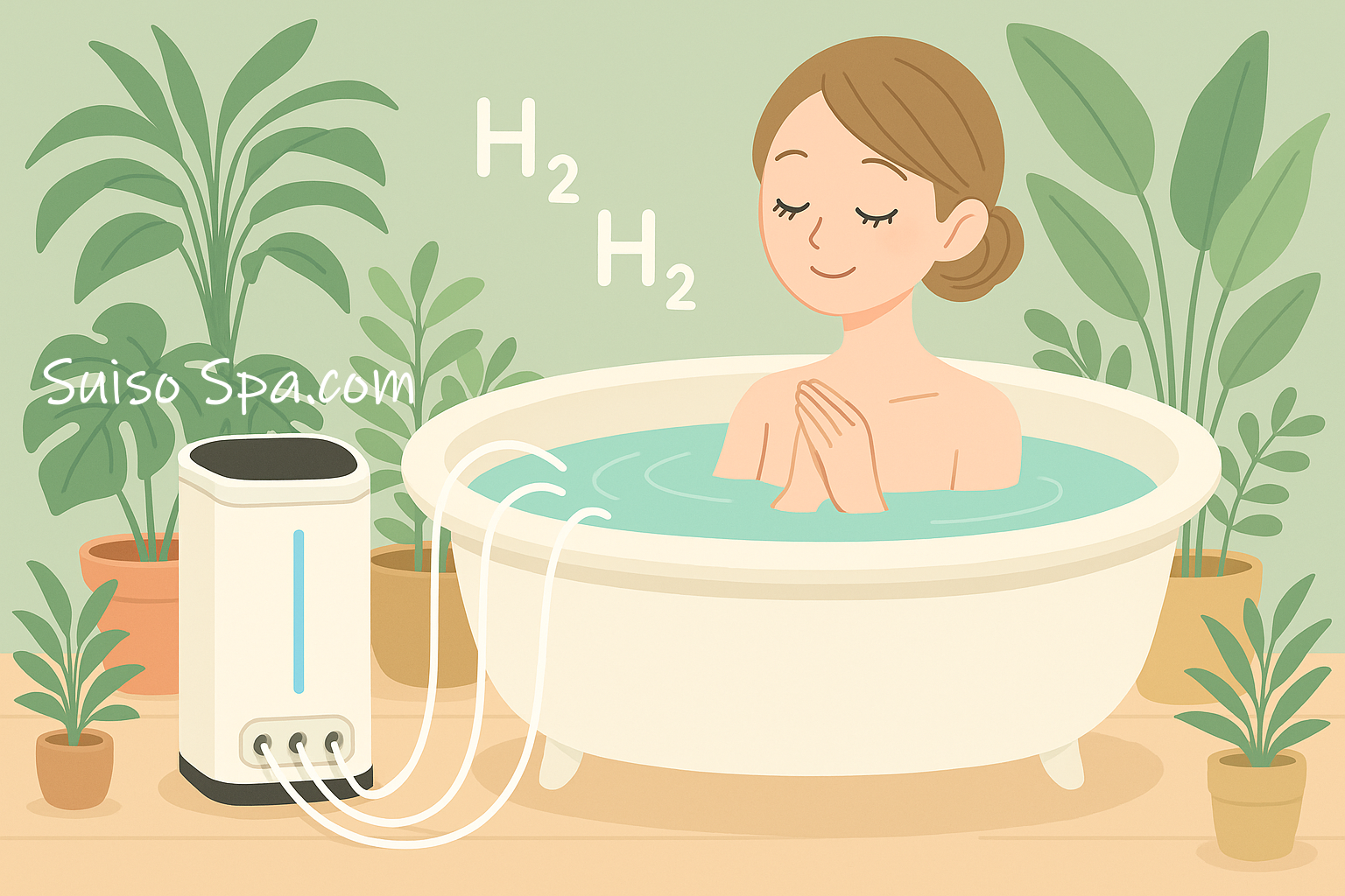 医療機関用水素温浴器｜家庭でも使えるハイスペック水素風呂