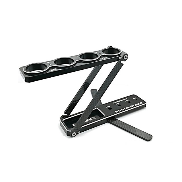 アルミ製コンパクトショックスタンド(1/10オン-1/8GPオフ用) [TT-046
