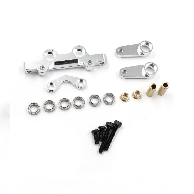 アルミステアリングワイパー&クランクセット(DT-04用) [XS-TA29213SV