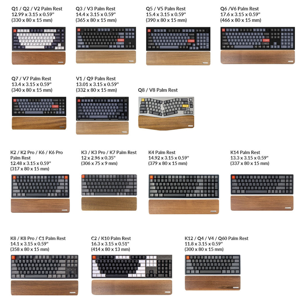 Keychron ウッドパームレスト– SUPER KOPEK