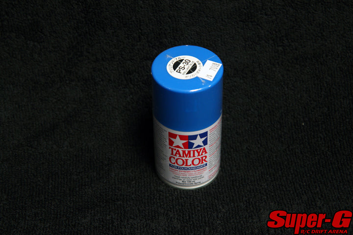 Tamiya - Brilliant Blue - PS-30 Polycarbonate Spray Paint for