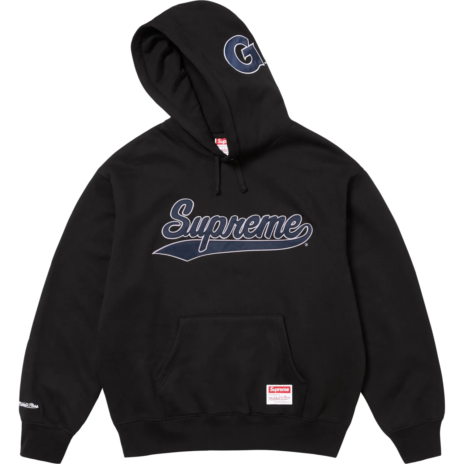 Supreme®/Mitchell & Ness® NCAA Hooded Sweatshirt | Supreme 24fw