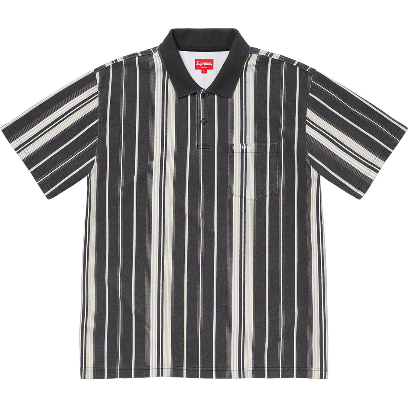 Vertical Stripe Polo | Supreme 20ss