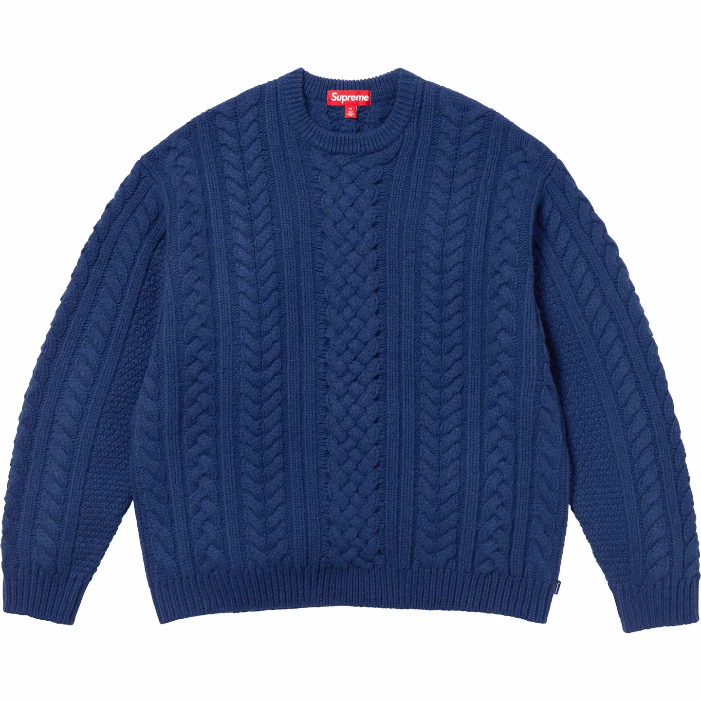 Appliqué Cable Knit Sweater | Supreme 23fw