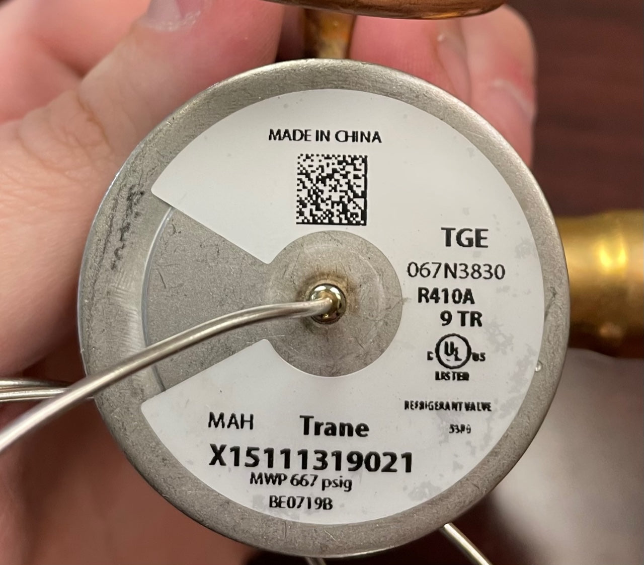 9 Ton Thermostatic Expansion Valve, R-410A – Surplus City