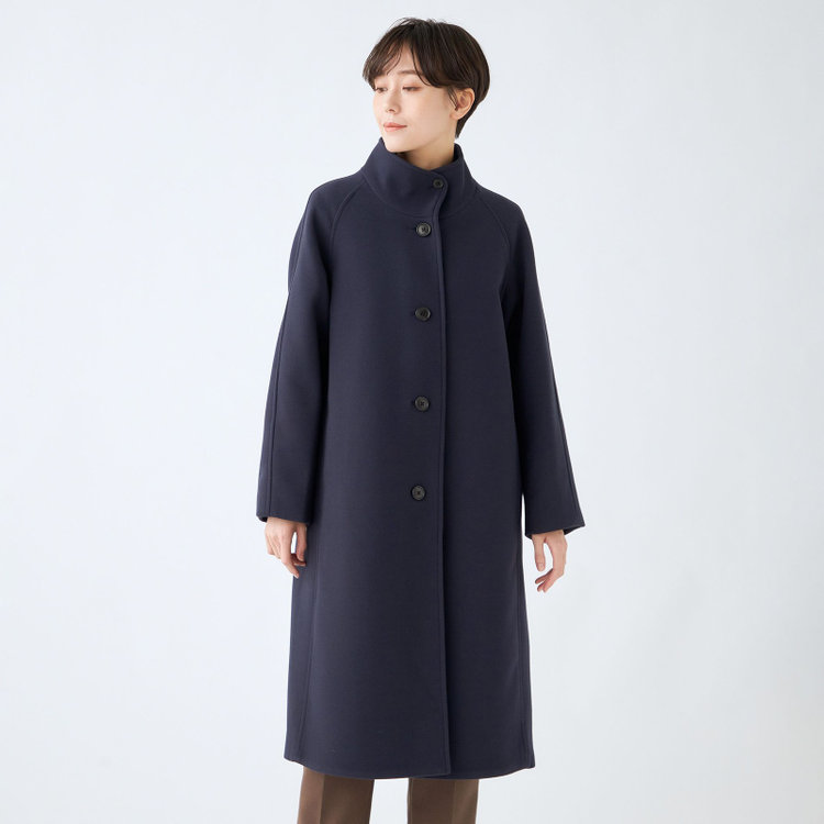 SL】スタンドカラーコート/ネイビー（STC2402-1_S）｜メンズ（メンズ