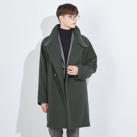 SL】ウールカシミヤブレンドコート/ブラック（SLJ2602-10_X