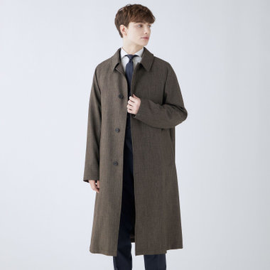 RBC】【カセット企画】ステンカラーラグランスリーブコート/ブラウン