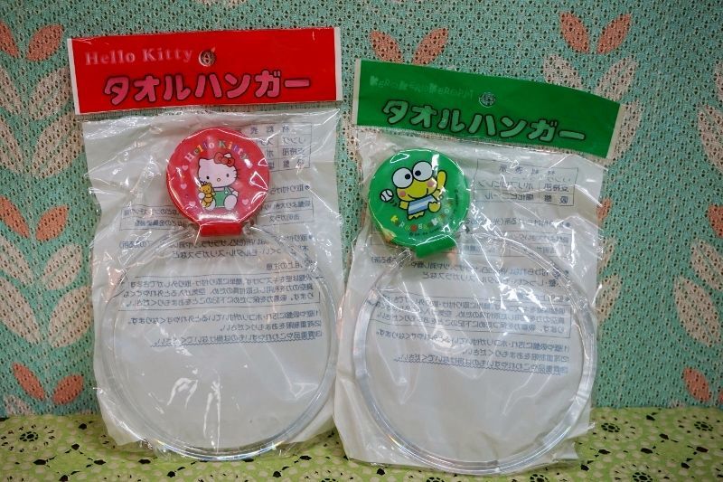 サンリオ旧ロゴ タオルハンガー ハローキティ けろけろけろっぴ 各種 SZ541