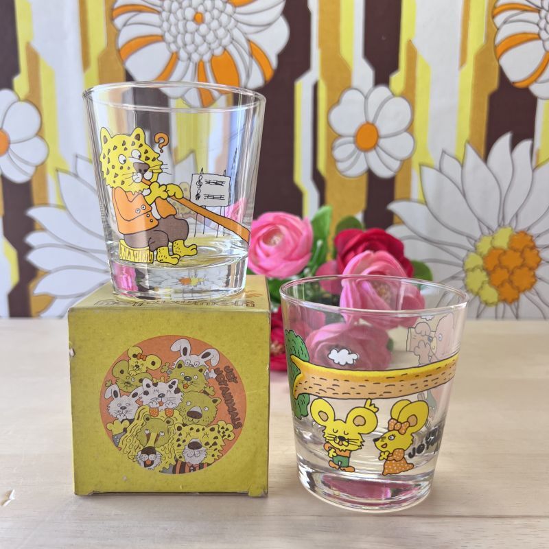 東洋ガラス YoungJoyヤングジョイ JOY JOY ANIMALS 動物絵柄グラス