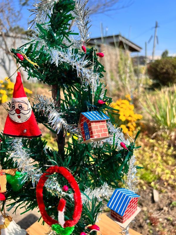 vintage クリスマスツリーセット 75cm オーナメント CR33