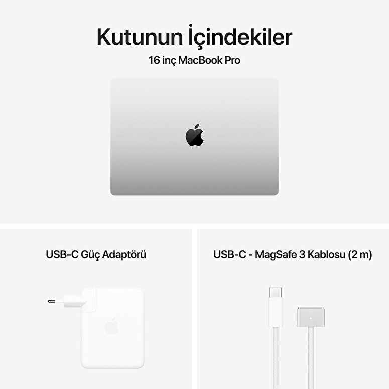 MacBook Pro 16 inç M4 Pro Çip 14CPU 20GPU 48GB Bellek 512GB SSD
