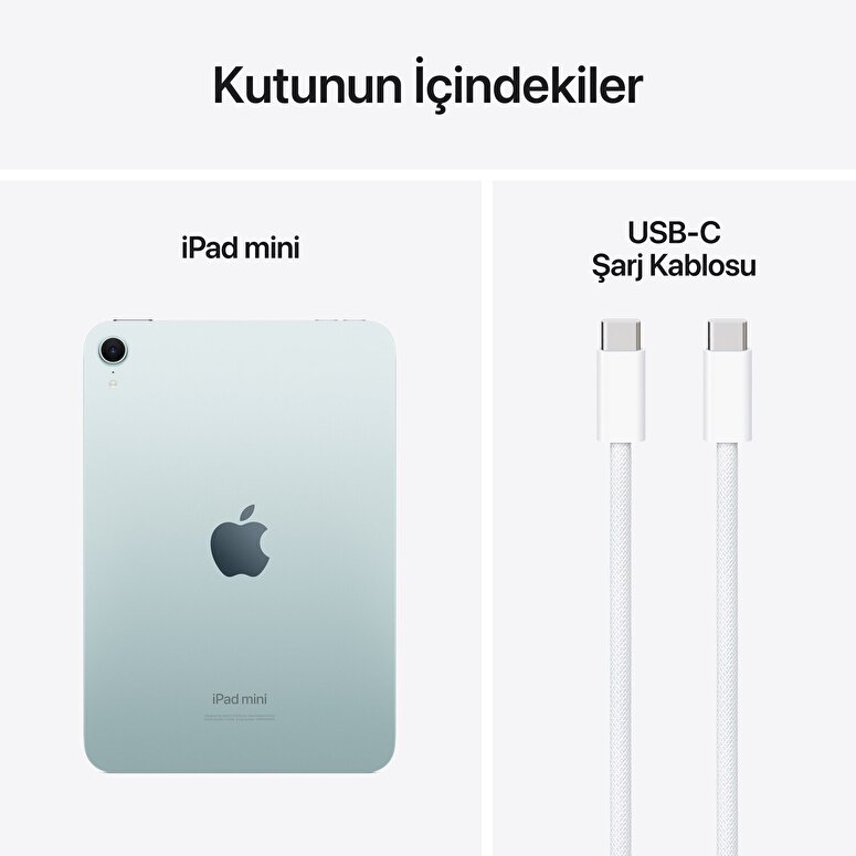 Apple iPad Mini 128GB 8.3 inç WiFi Mavi | Troyestore