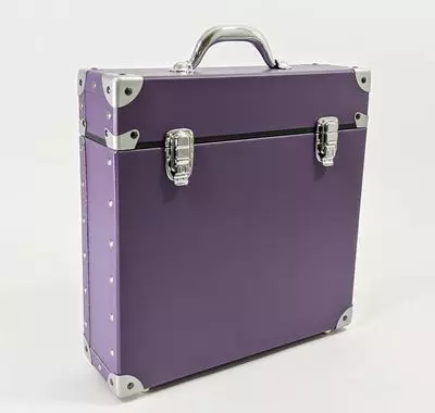 LPレコード キャリングケース PURPLE/LPハードケース/軽くて丈夫な