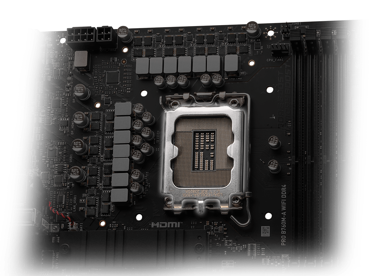 PRO B760M-A WIFI DDR4