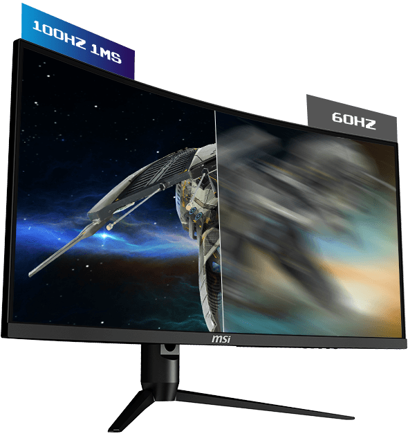 MSI MAG342CQPV 34 Inch , 21 : 9 UWQHD, 1ms Response Time, 1500R