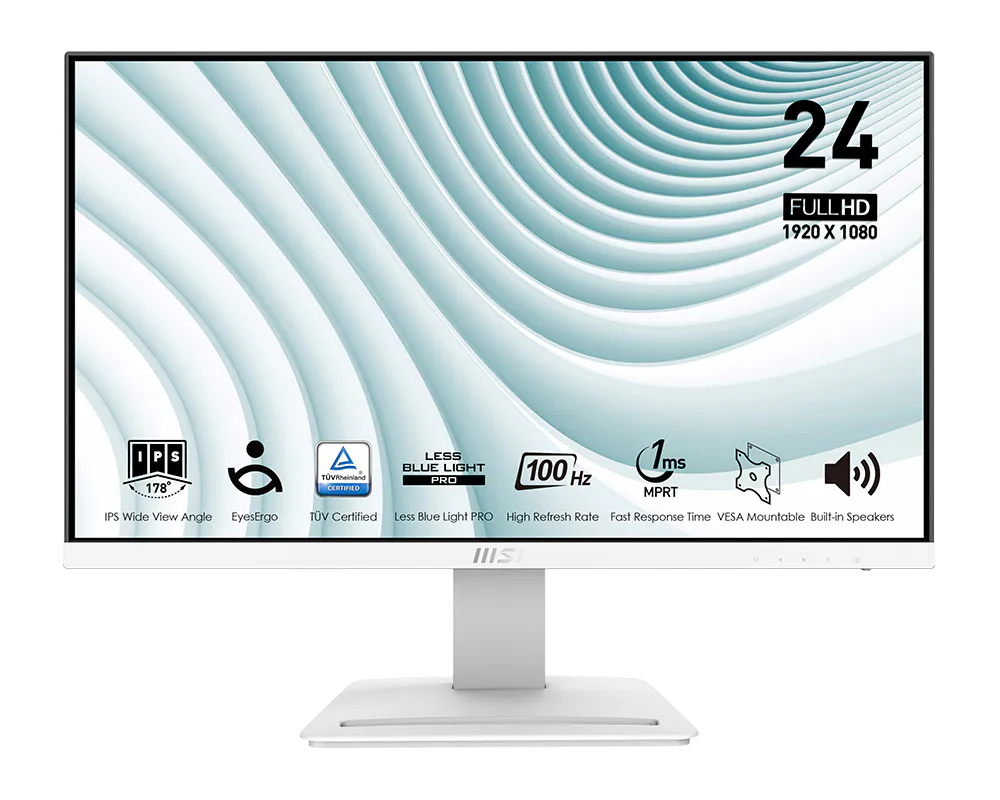 PRO MP243XW | Professional Business Monitor 23.8 inch | MSI