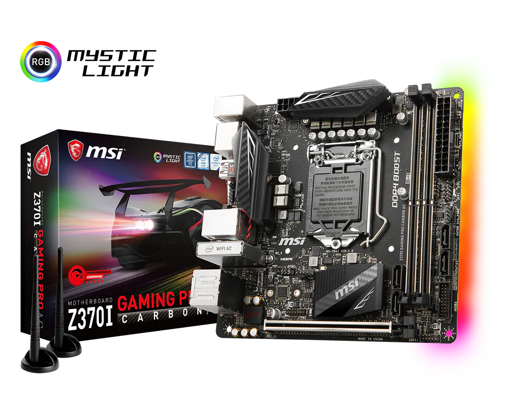 Specification Z370I GAMING PRO CARBON AC | MSI Global - The