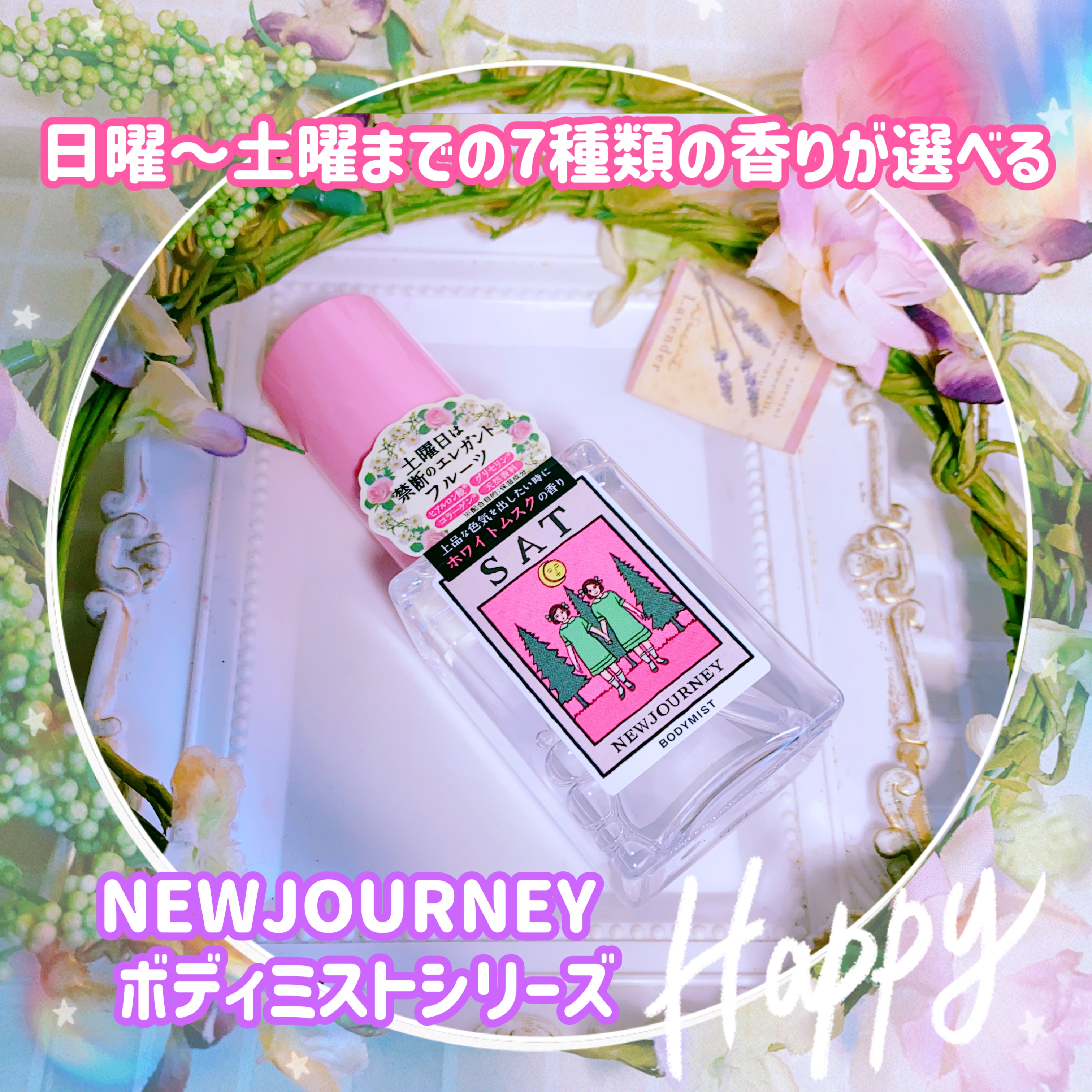 全曜日(日曜〜土曜まで)の7種類の香りが選べるボディミスト』by 珈琲豆