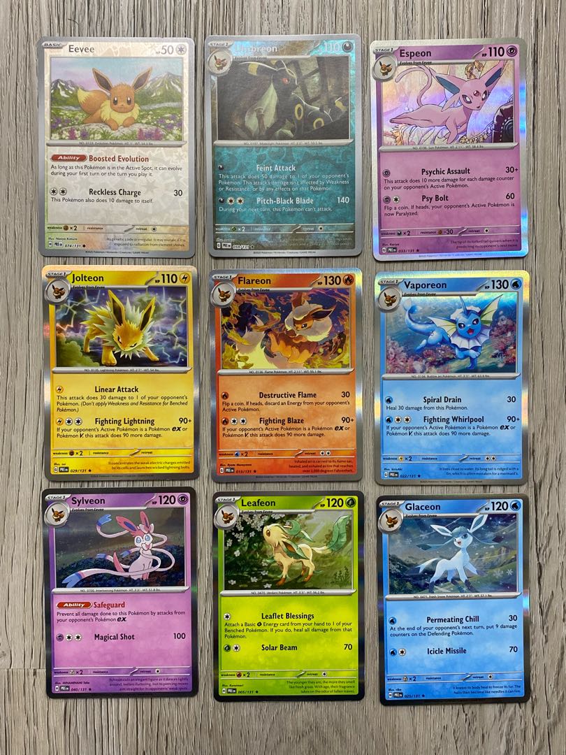 海外限定】ポケモンカード ブイズ9枚セット【R】 9枚の通販 NBIS