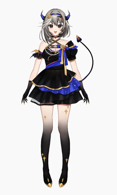 パーツ分け済みPSD】悪魔の女の子01【限定1点】 - 灰味 - nizima by Live2D