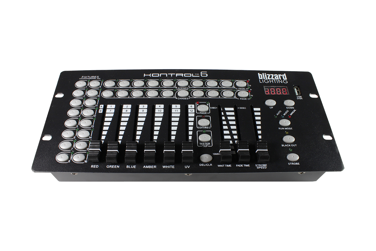 Kontrol™ 6 DMX Lighting Controller | Blizzard Pro Lighting