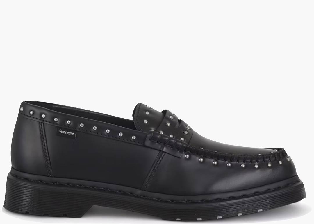 Dr. Martens Studded Penton Loafer Supreme Black | Hype Clothinga